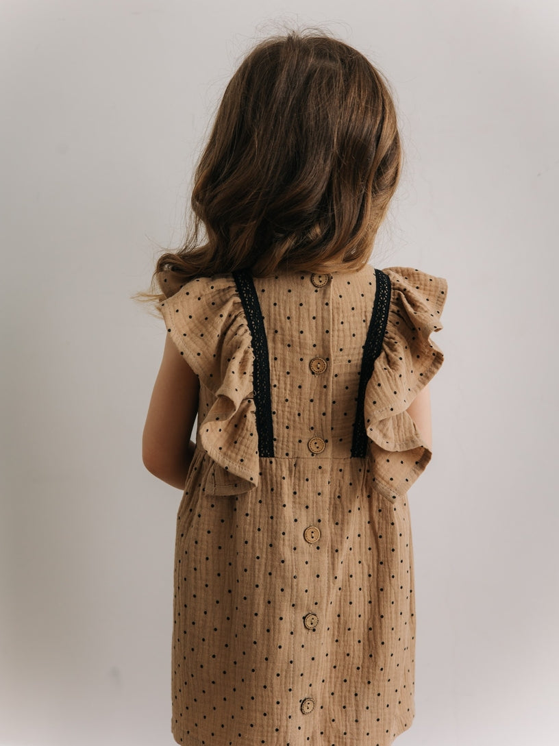 Vestido doce canela