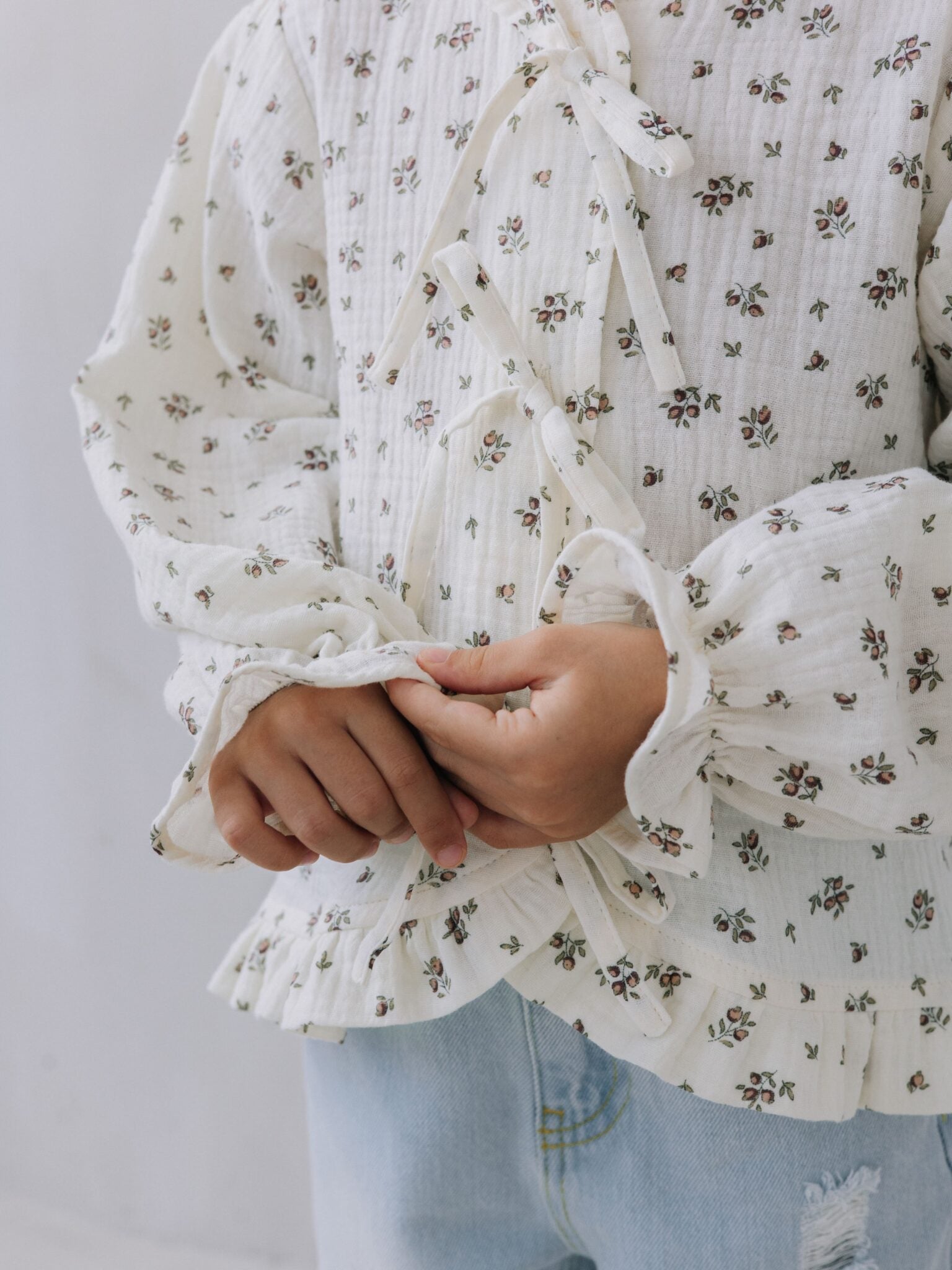 Blusa jardim florido