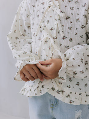 Blusa jardim florido