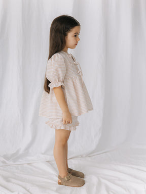 Conjunto doce canela
