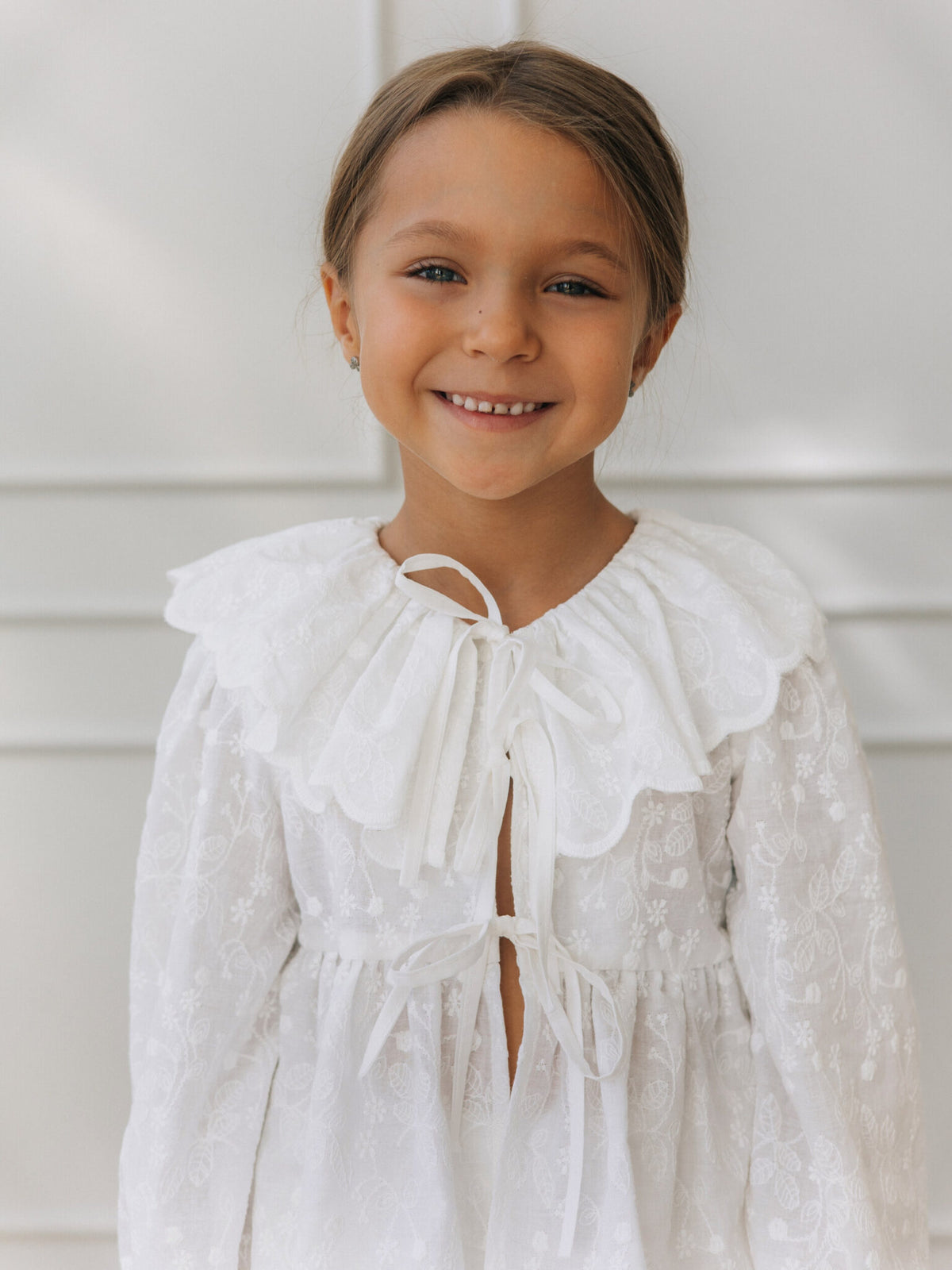 Blusa Flor de neve