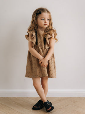 Vestido doce canela