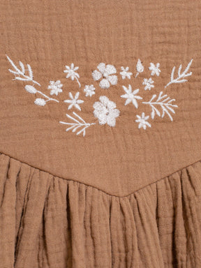 Vestido terra e mel