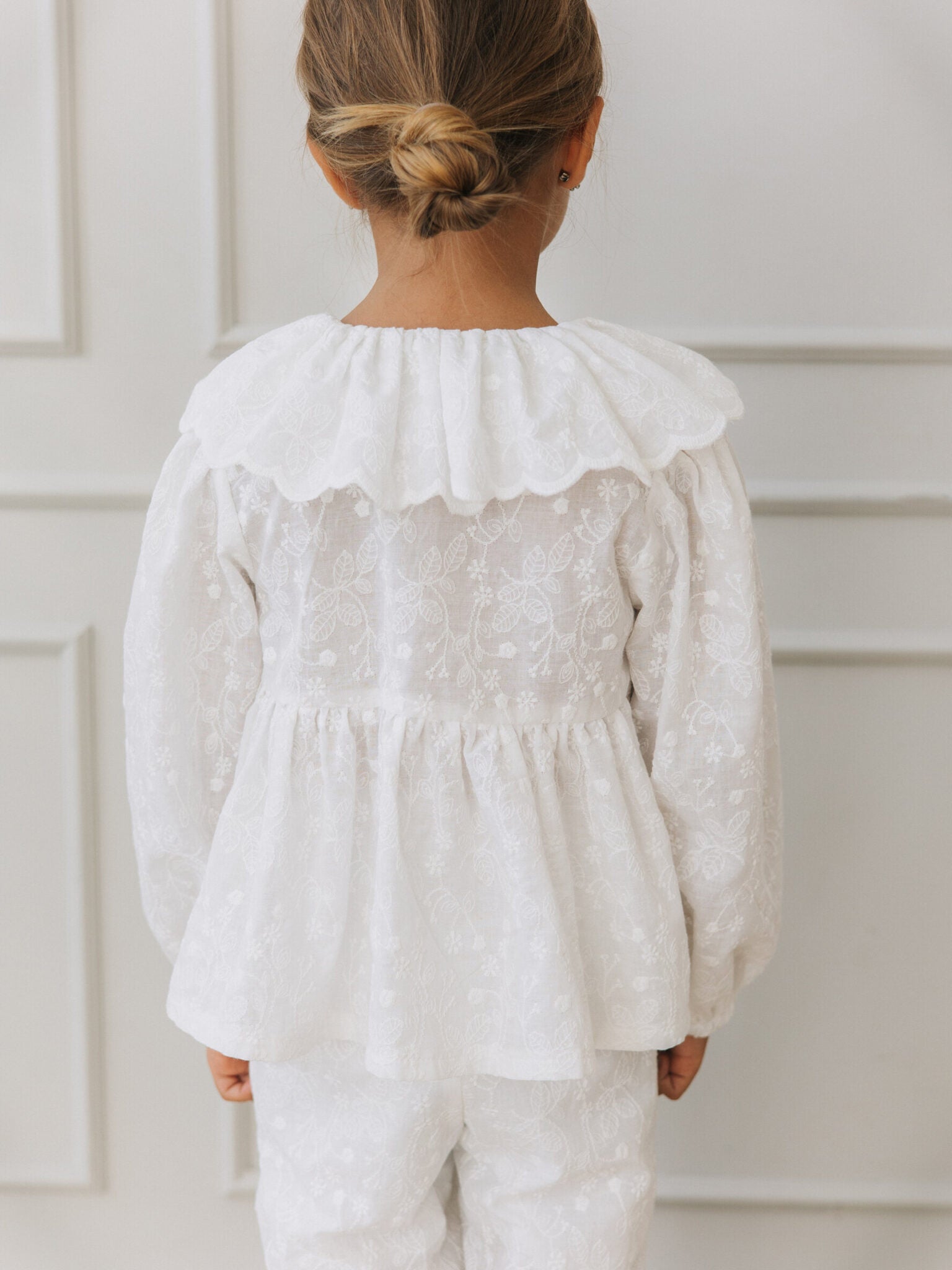 Blusa Flor de neve