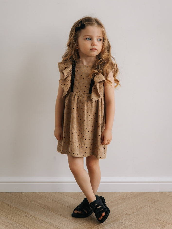 Vestido doce canela