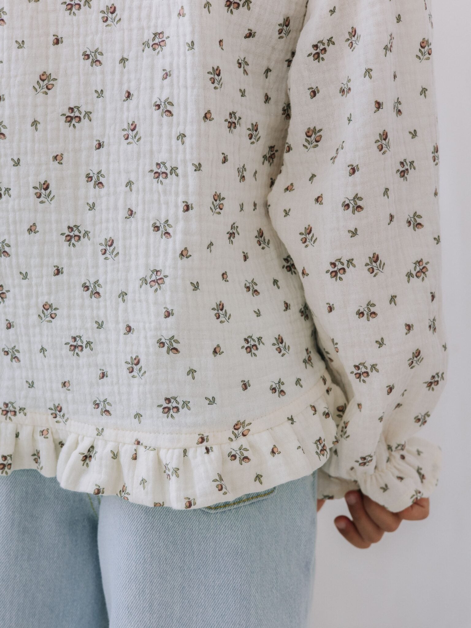 Blusa jardim florido
