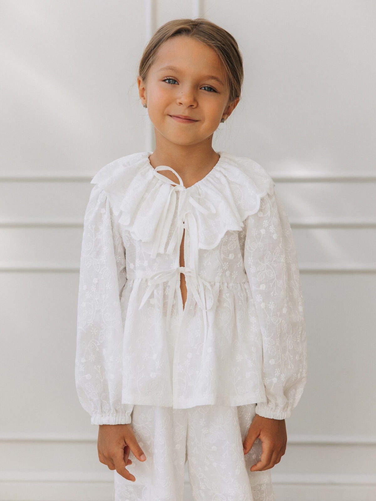 Blusa Flor de neve