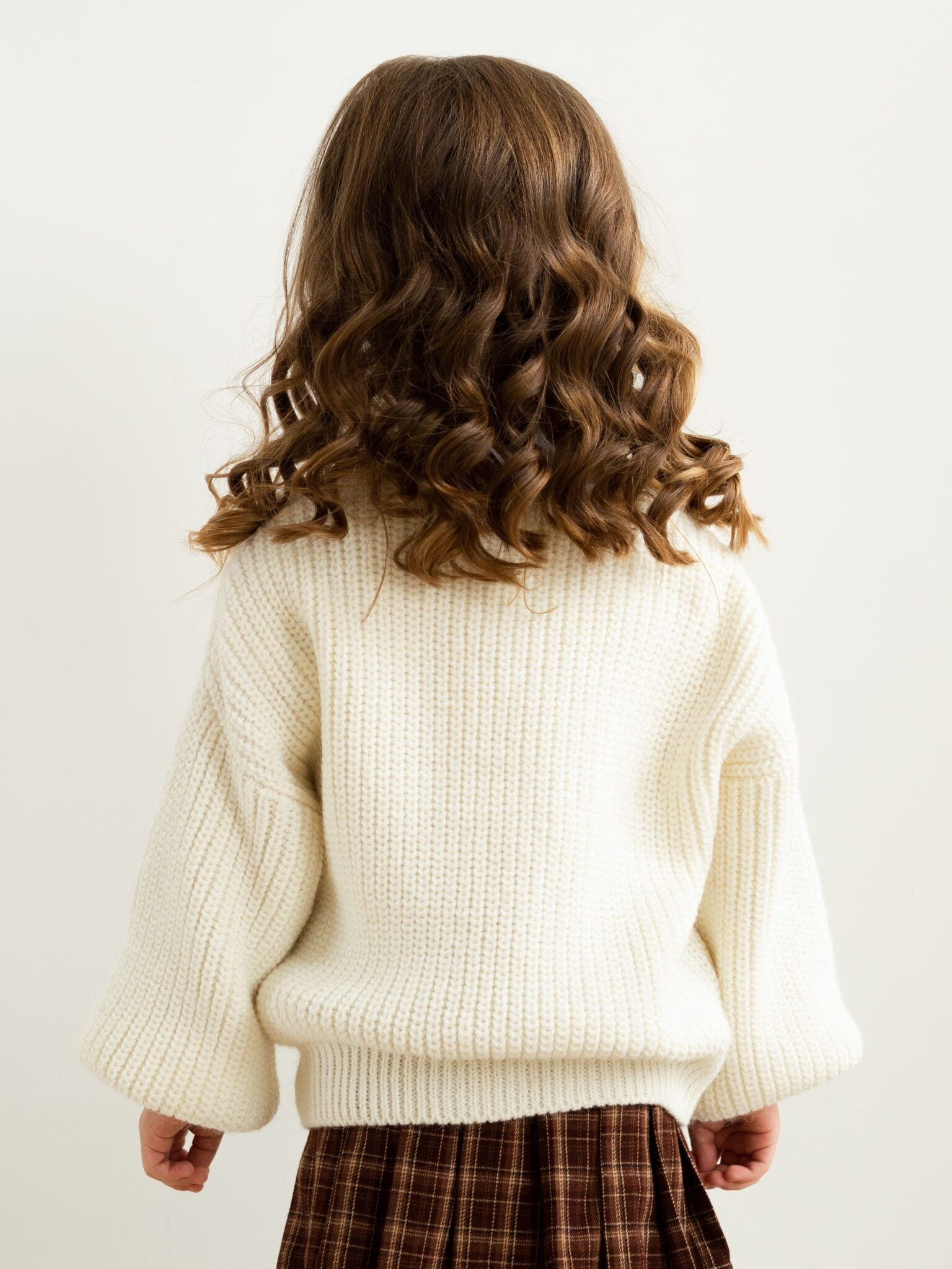 Cardigan laço de algodão