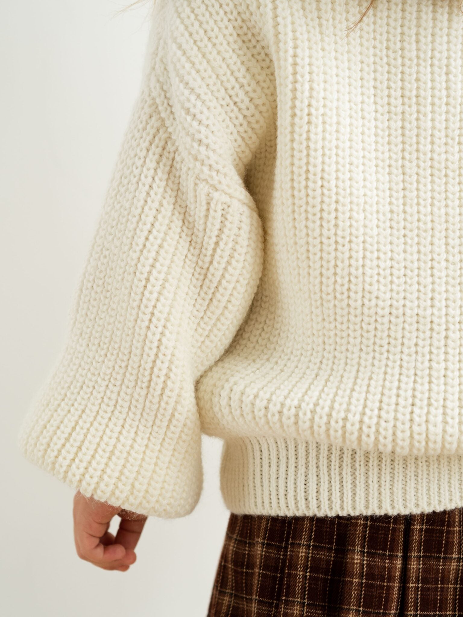 Cardigan laço de algodão