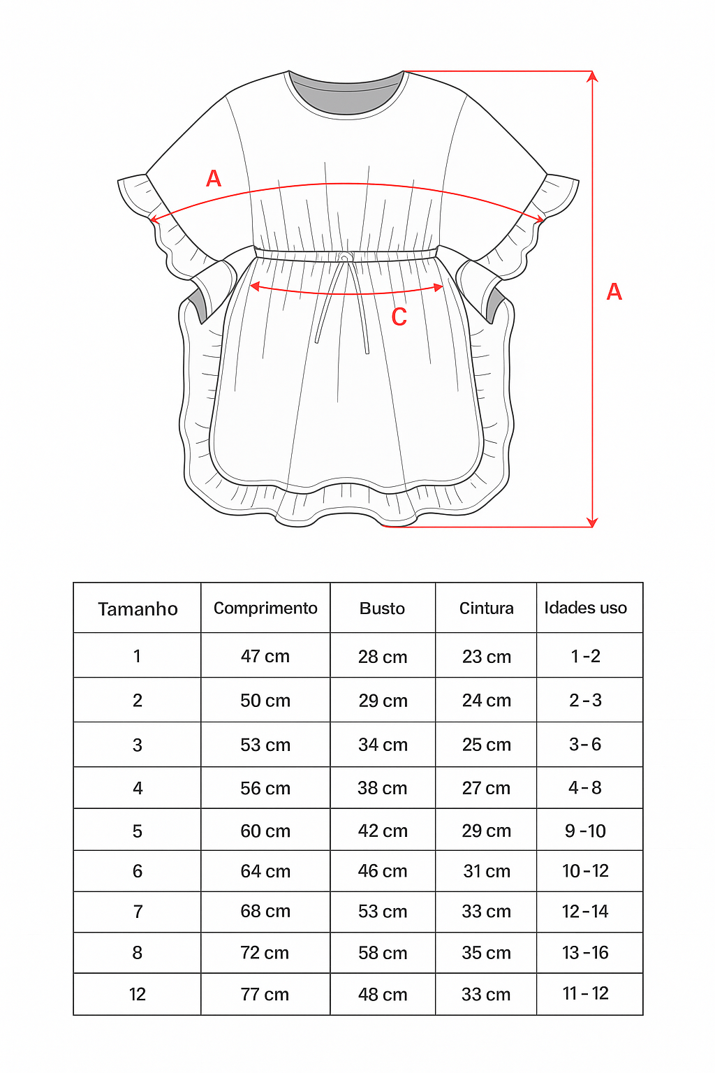 Vestido Flor de baunilha