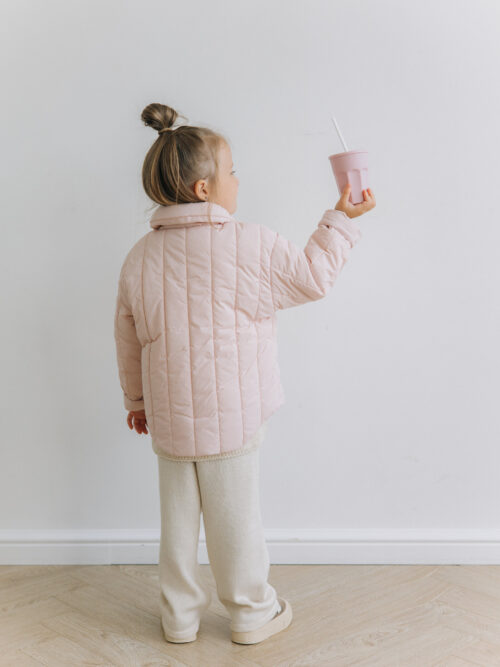 Jaqueta Pétala de rosa